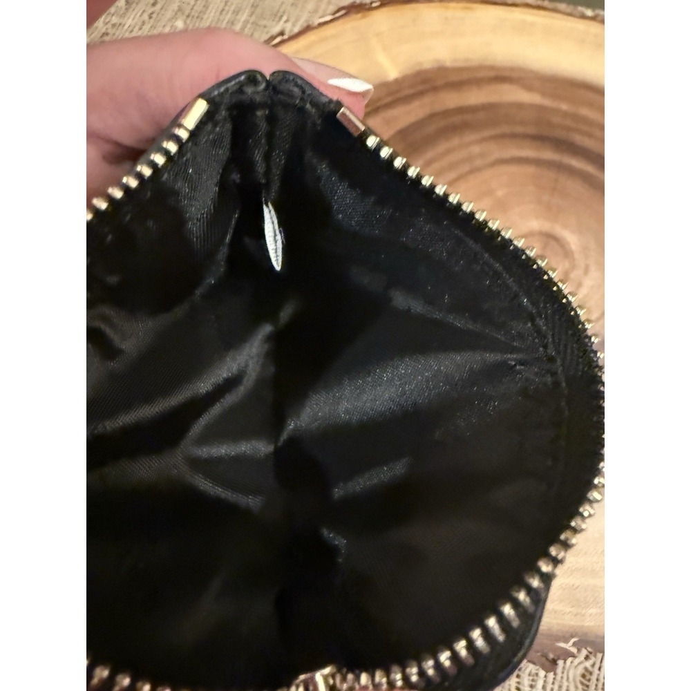 Kate Spade New York Rosie Black Pebbled Leather Mini Coin Pouch Purse - Picture 7 of 8
